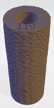 119 Snakeskin texturing roller