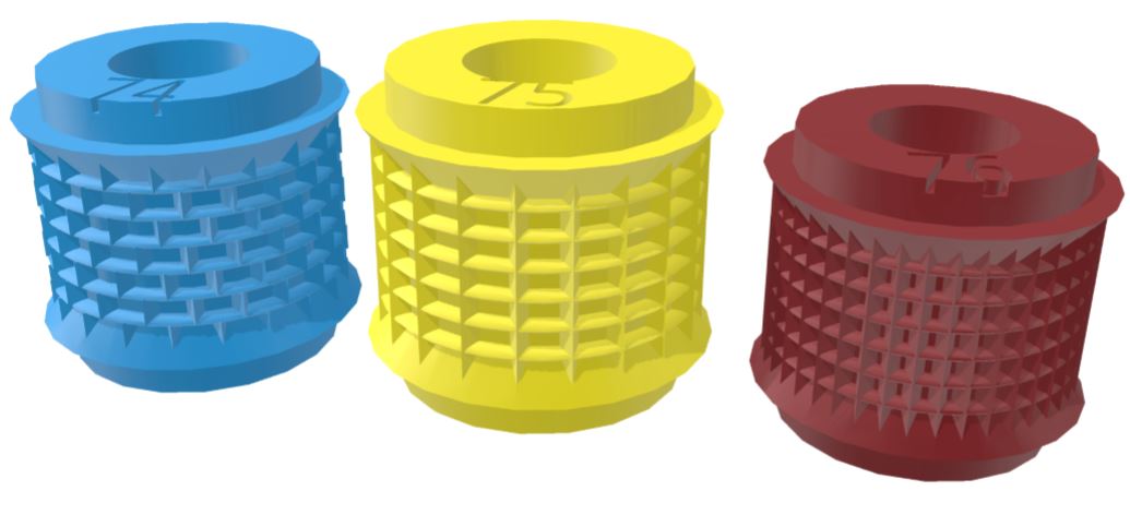 74 between track offset