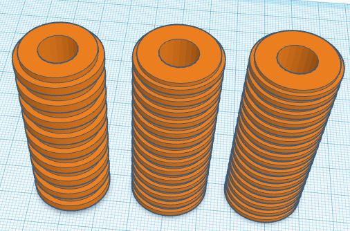 109 1/72 scale square profile cladding texturing roller