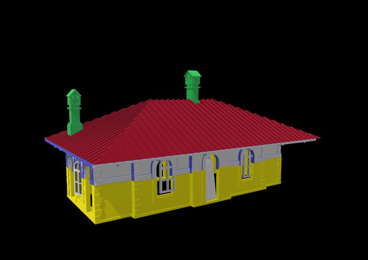 028 GWR Railway Station Buildings OO/HO gauge